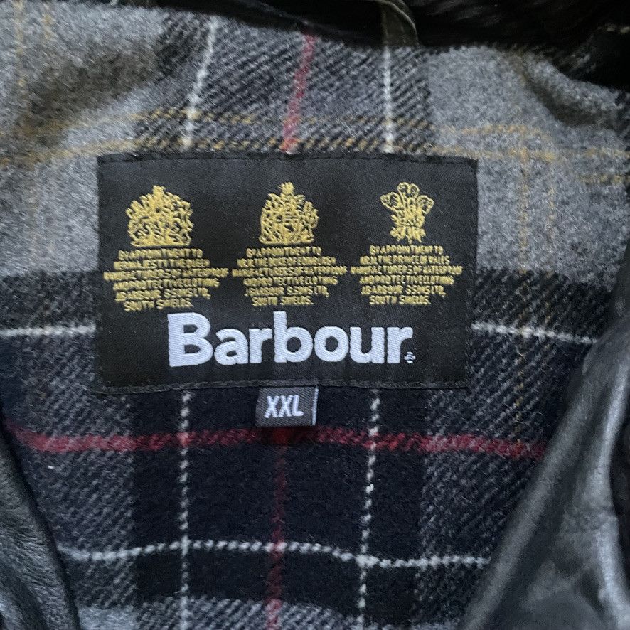 Barbour BARBOUR INTERNATIONAL Lined Leather Jacket Size US XXL / EU 58 / 5 - 10 Thumbnail
