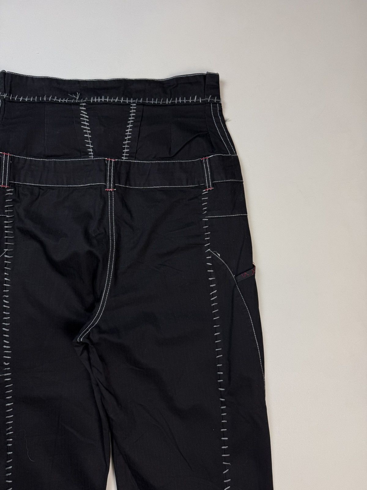 Cop Copine Cop Copine Avant-Garde Y2K High Rise Wide Leg Pants Trousers Size 30" / US 8 / IT 44 - 24 Thumbnail