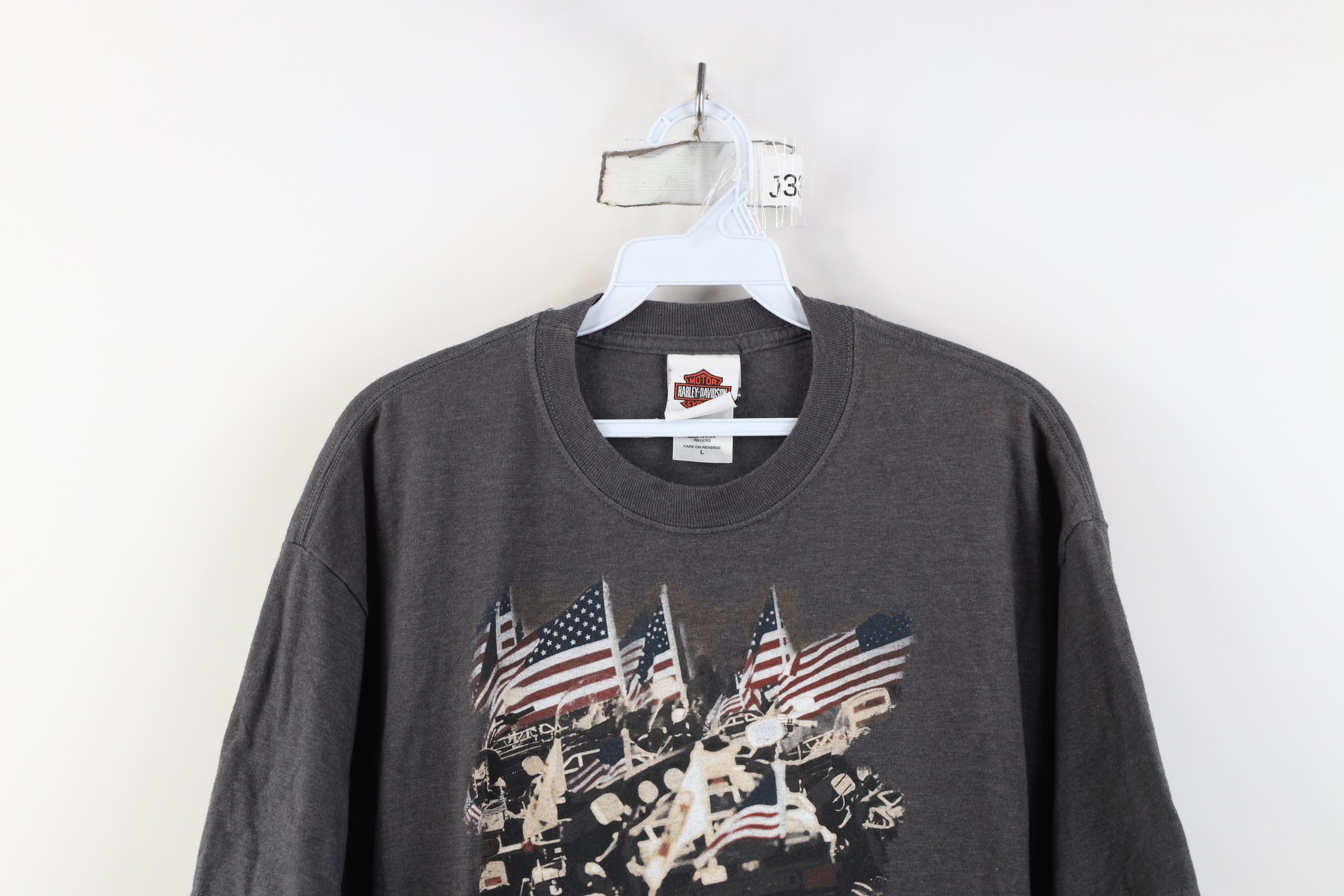 Harley Davidson Vintage Y2K Harley Davidson Ride of Pride T-Shirt Gray USA Size US L / EU 52-54 / 3 - 2 Thumbnail