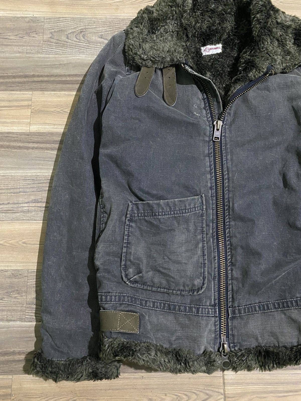 Le Grande Bleu (L.G.B.) JAPANESE BRAND JOHNBULL FUR FAUX KOJIMA JACKET Size US S / EU 44-46 / 1 - 2 Thumbnail