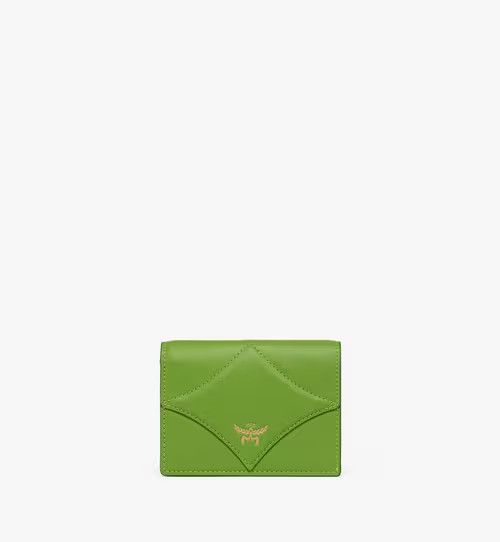 MCM o1mt1gz0725 Size: OS / Mini Fold Wallet in Green Size ONE SIZE - 1 Preview
