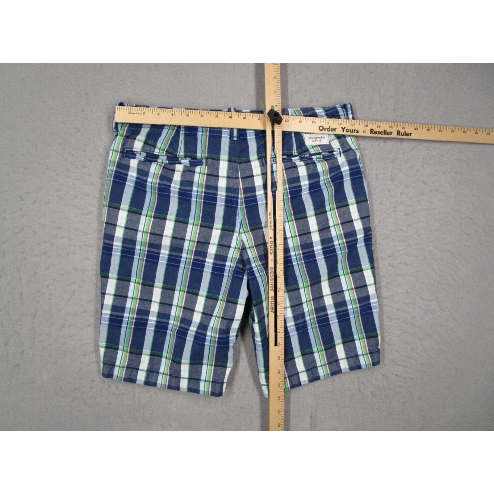 Abercrombie & Fitch VINTAGE Abercrombie & Fitch Shorts Men 32 Cargo Plaid Cotton 10" Casual Skate Workwear Size US 32 / EU 48 - 6 Thumbnail