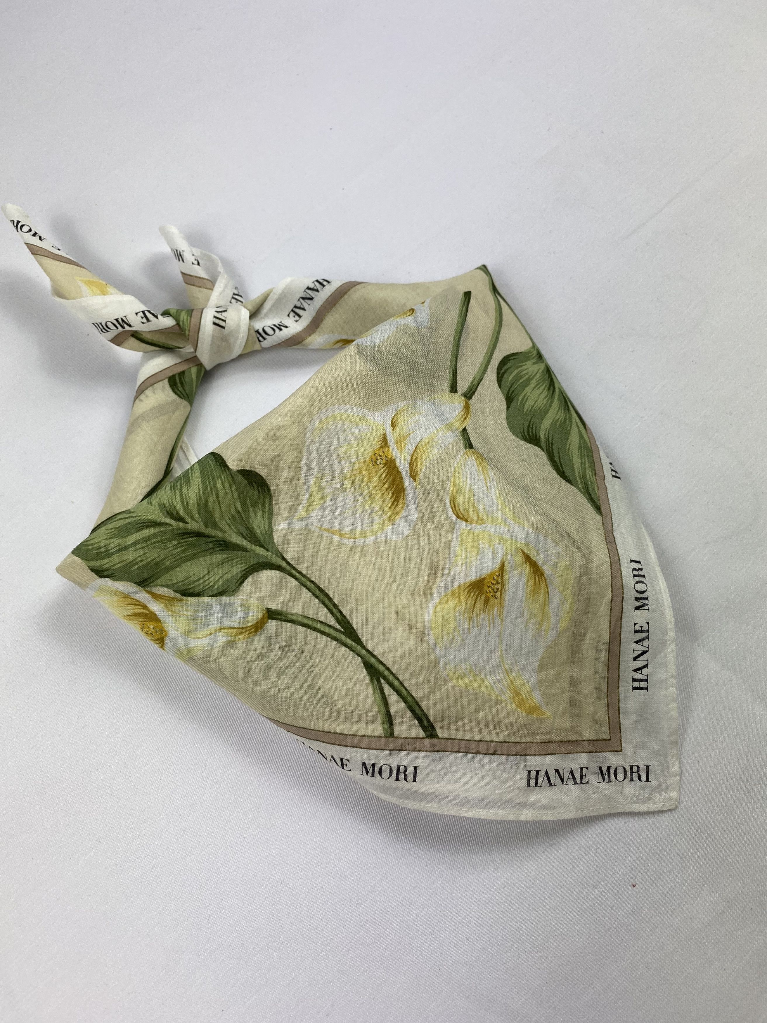 Hanae Mori × Japanese Brand × Vintage Hanae Mori Handkerchief / Bandana / Neckerchief Size ONE SIZE - 1 Thumbnail