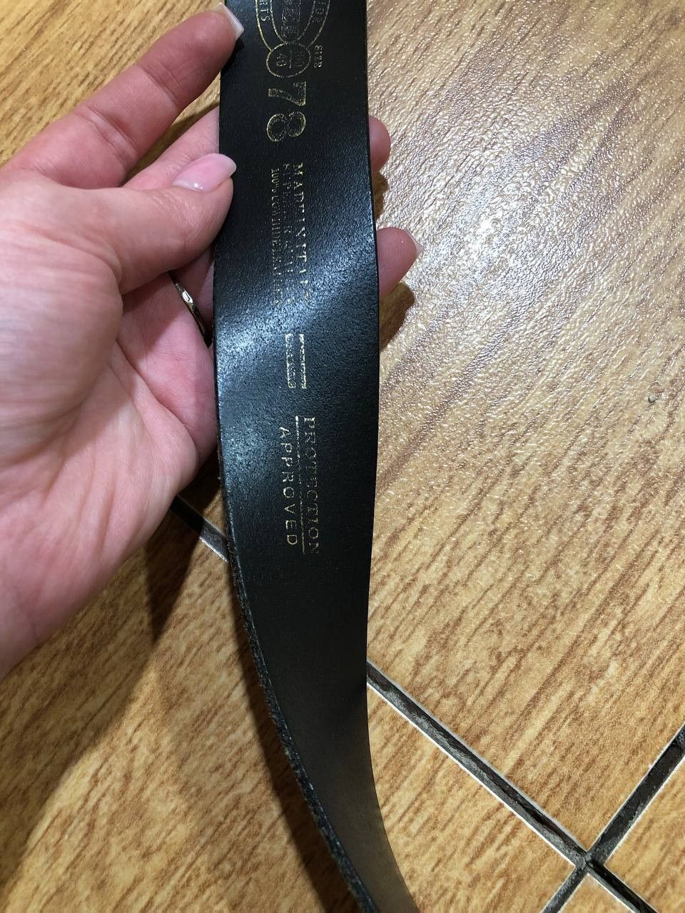 Diesel Diesel Leather Belt Distressed 90s Mens Size ONE SIZE - 5 Thumbnail