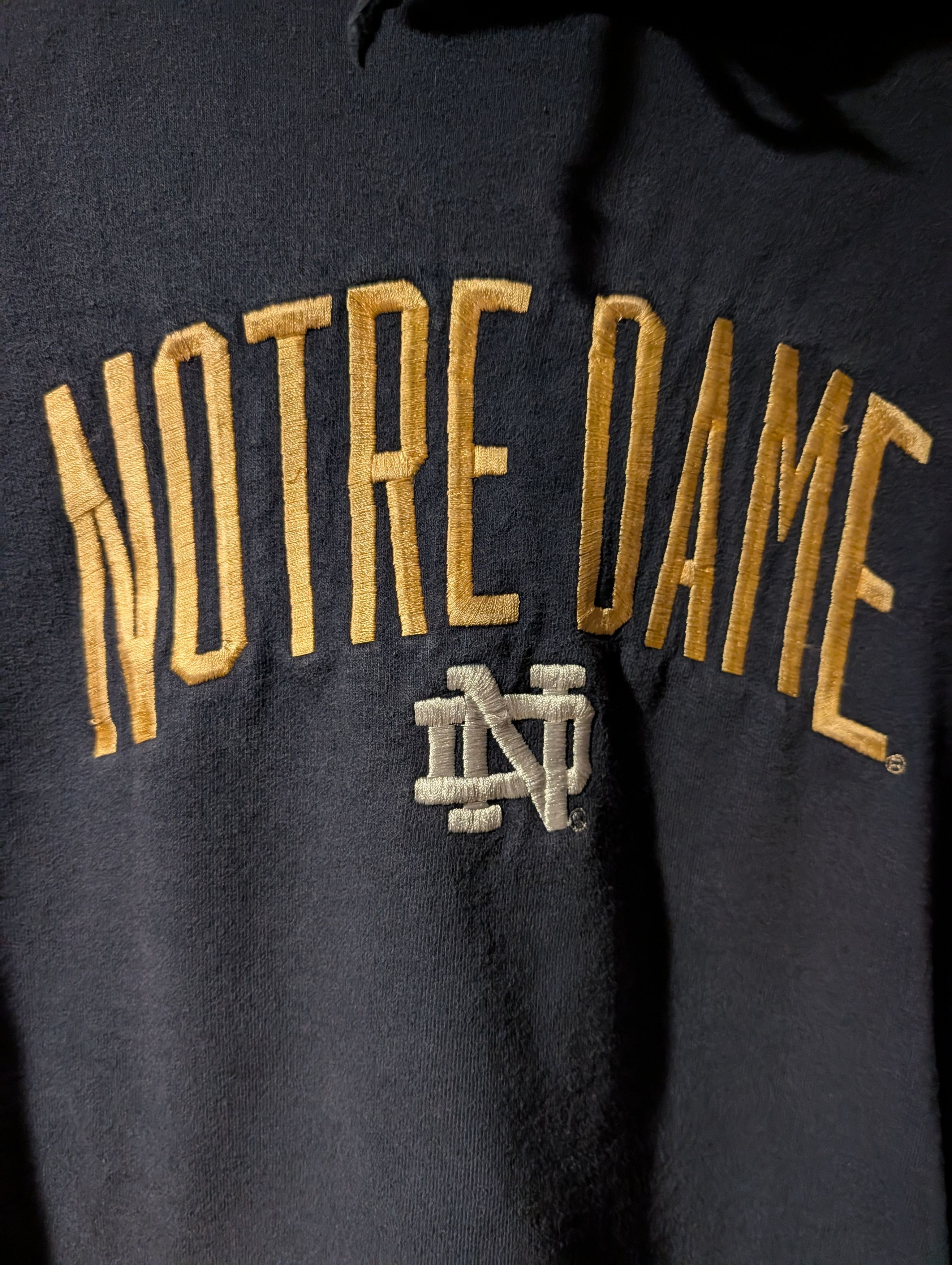 NCAA VTG Notre Dame Fighting Irish NCAA College Sweatshirt Hoodie Size US L / EU 52-54 / 3 - 2 Thumbnail