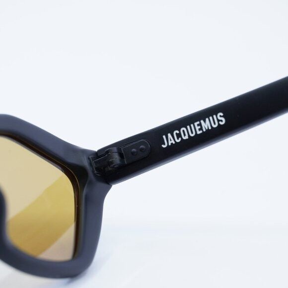 Jacquemus Jacquemus BAMBINO JAC/42 C6 Sunglasses Shiny Black Cat Eye Size ONE SIZE - 7 Thumbnail