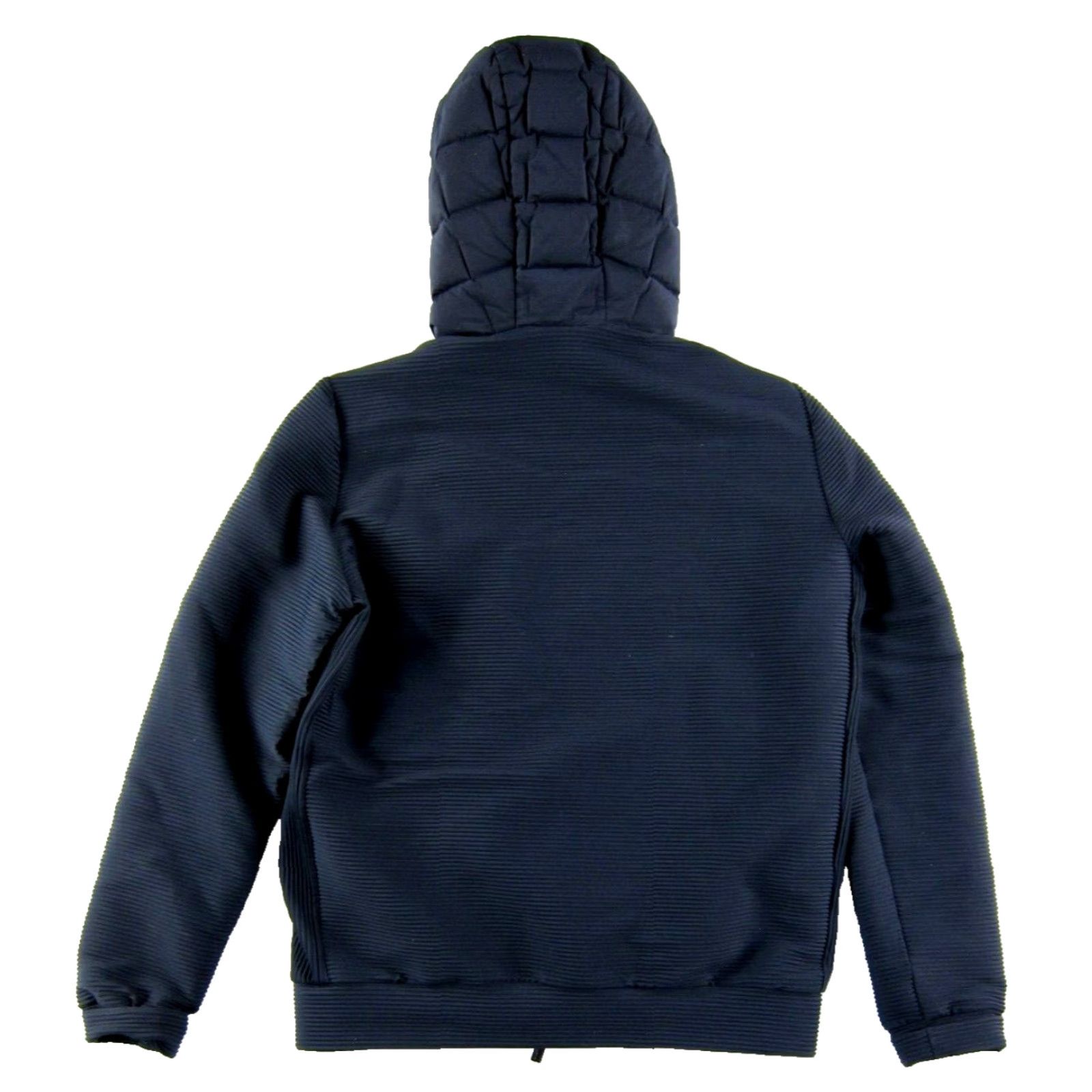 4SDESIGNS Roberto Ricci Designs Blue Quilt Stretch Feather Down Hood Puff Jacket Men S/46 Jacket Mens S Blue Down Feathers Hooded Insulated Softshell Zipper Size US S / EU 44-46 / 1 - 2 Thumbnail
