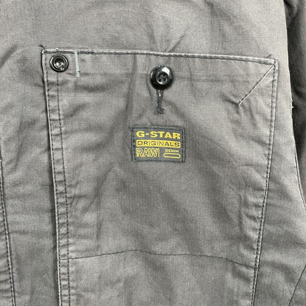 G-Star × Japanese Brand × Vintage Vintage G Star Raw Denim Big Logo Button Jackets Size US XL / EU 56 / 4 - 5 Thumbnail