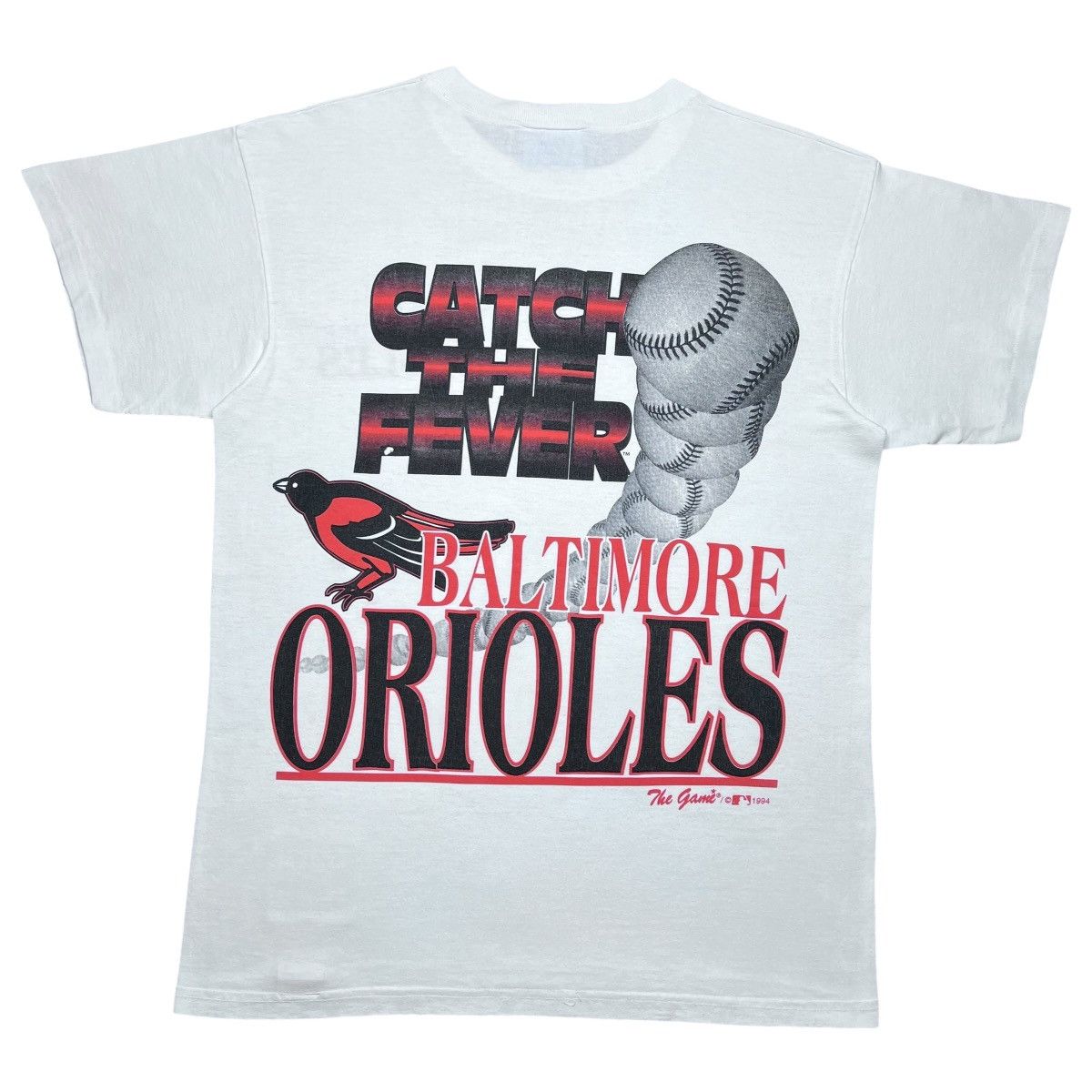 The Game 1994 MLB Baltimore Orioles Catch The Fever The Game T-Shirt Size US M / EU 48-50 / 2 - 1 Thumbnail
