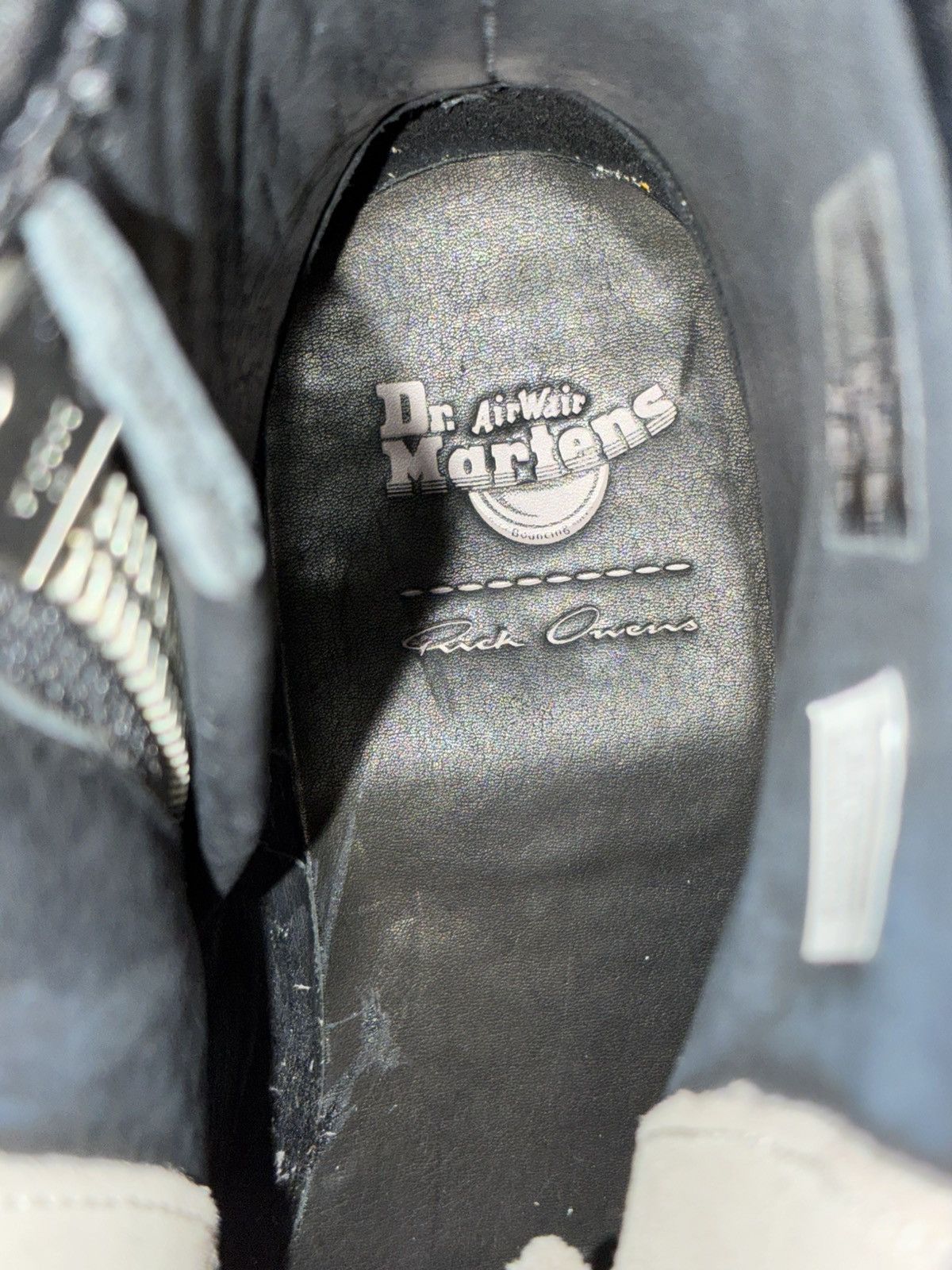 Dr. Martens × Rick Owens Dr. Martens Rick Owens 1460 Bex Suede Lace Up Boot Size US 7 / EU 40 - 5 Thumbnail