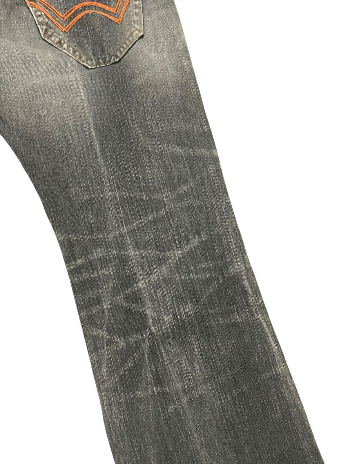Edwin Flare Jeans Edwin XV Faded Distress Boot Cut 1🟦0 Size US 31 - 17 Thumbnail