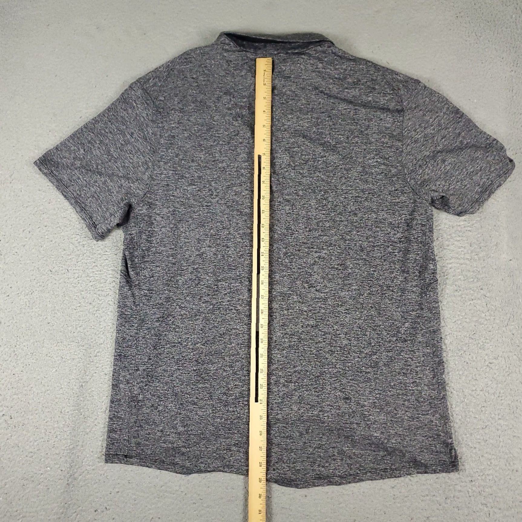 Lululemon Lululemon Polo Shirt Mens 2XL Gray Short Sleeve Polo Shirt Golf Activewear Casual Formal Business Size US XXL / EU 58 / 5 - 5 Thumbnail