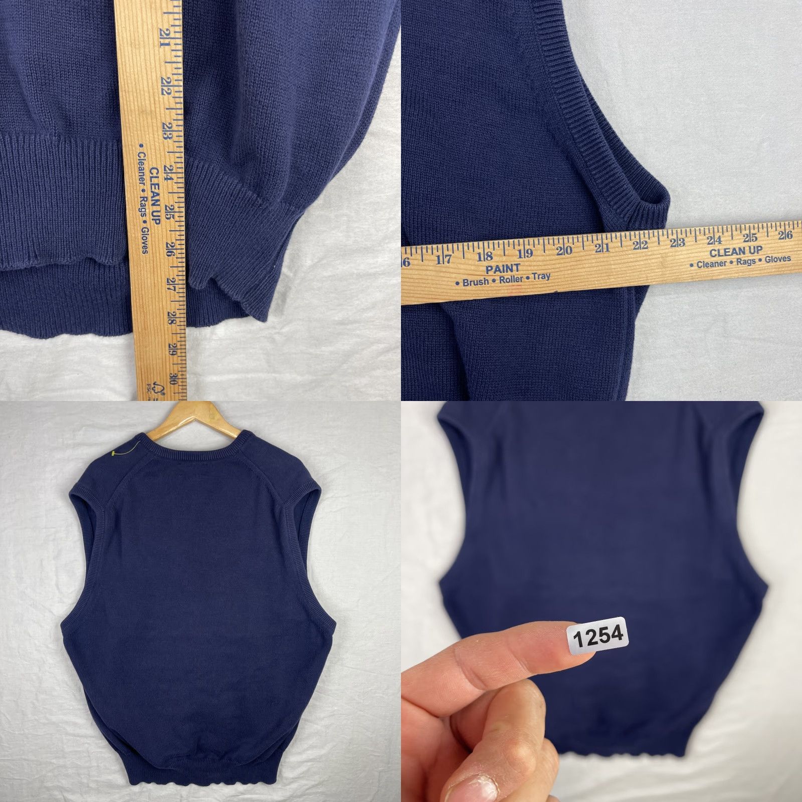 Vintage VINTAGE Pickering Navy Vest Sweater Mens 2XL Beac h Outdoor Golf Knit Embroidered Logo Size US XXL / EU 58 / 5 - 8 Thumbnail