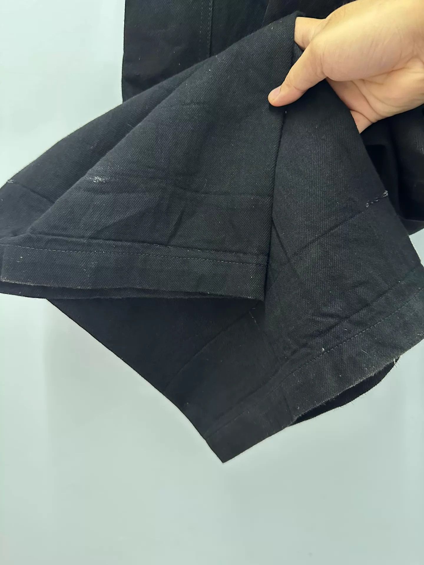 Rick Owens Rick Owens DRKSHDW Geth Cut Double Knee JPN Raw Denim Size US 31 - 4 Thumbnail