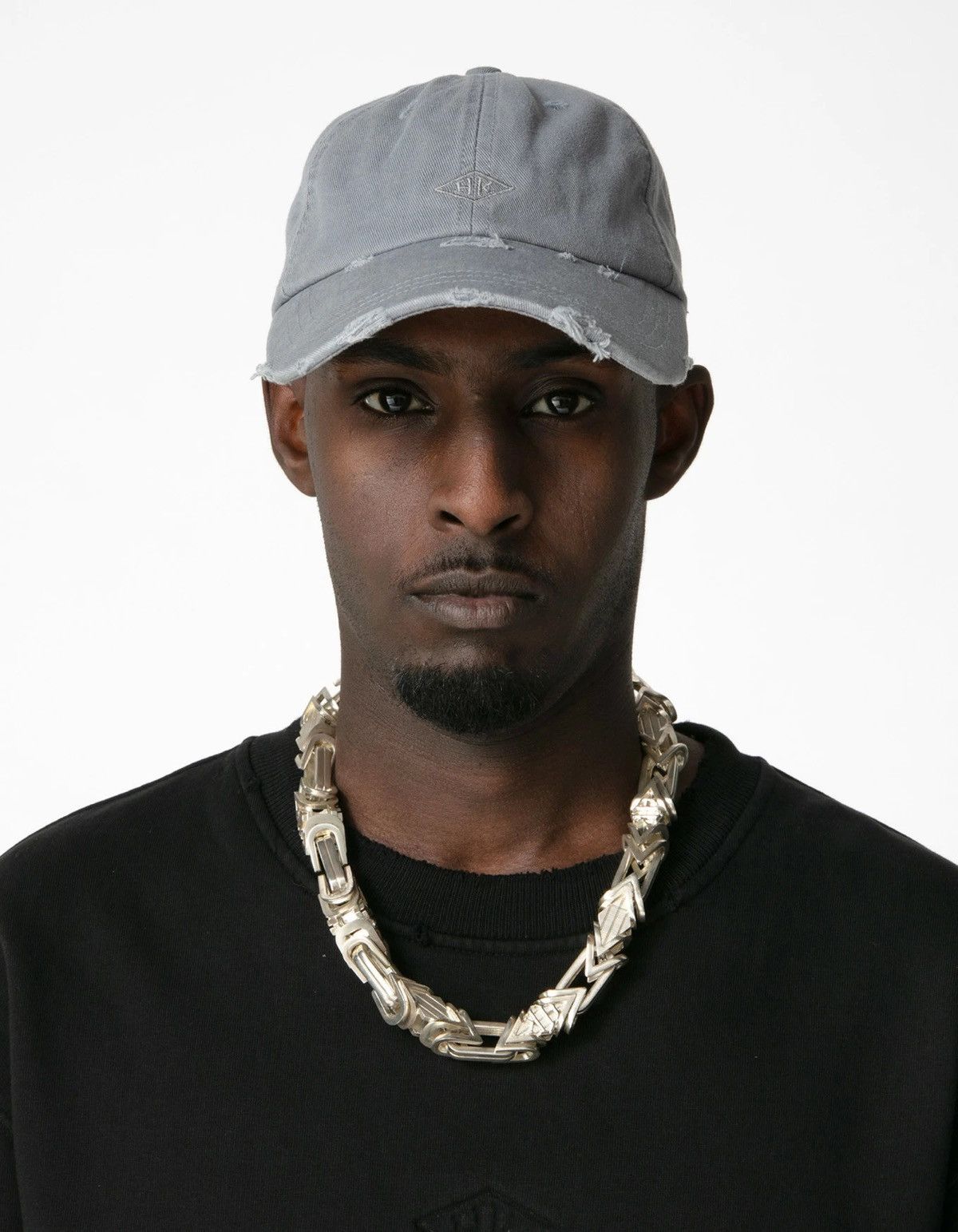Han Kjobenhavn !DS! SS23 Han Kjobenhavn Logo Distressed Grey Cap Size ONE SIZE - 11 Thumbnail