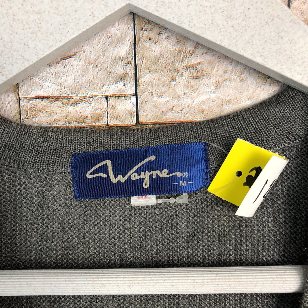 Japanese Brand Wayne Grey Cardigan Knitwear vintage japan #A271 Size US M / EU 48-50 / 2 - 9 Thumbnail