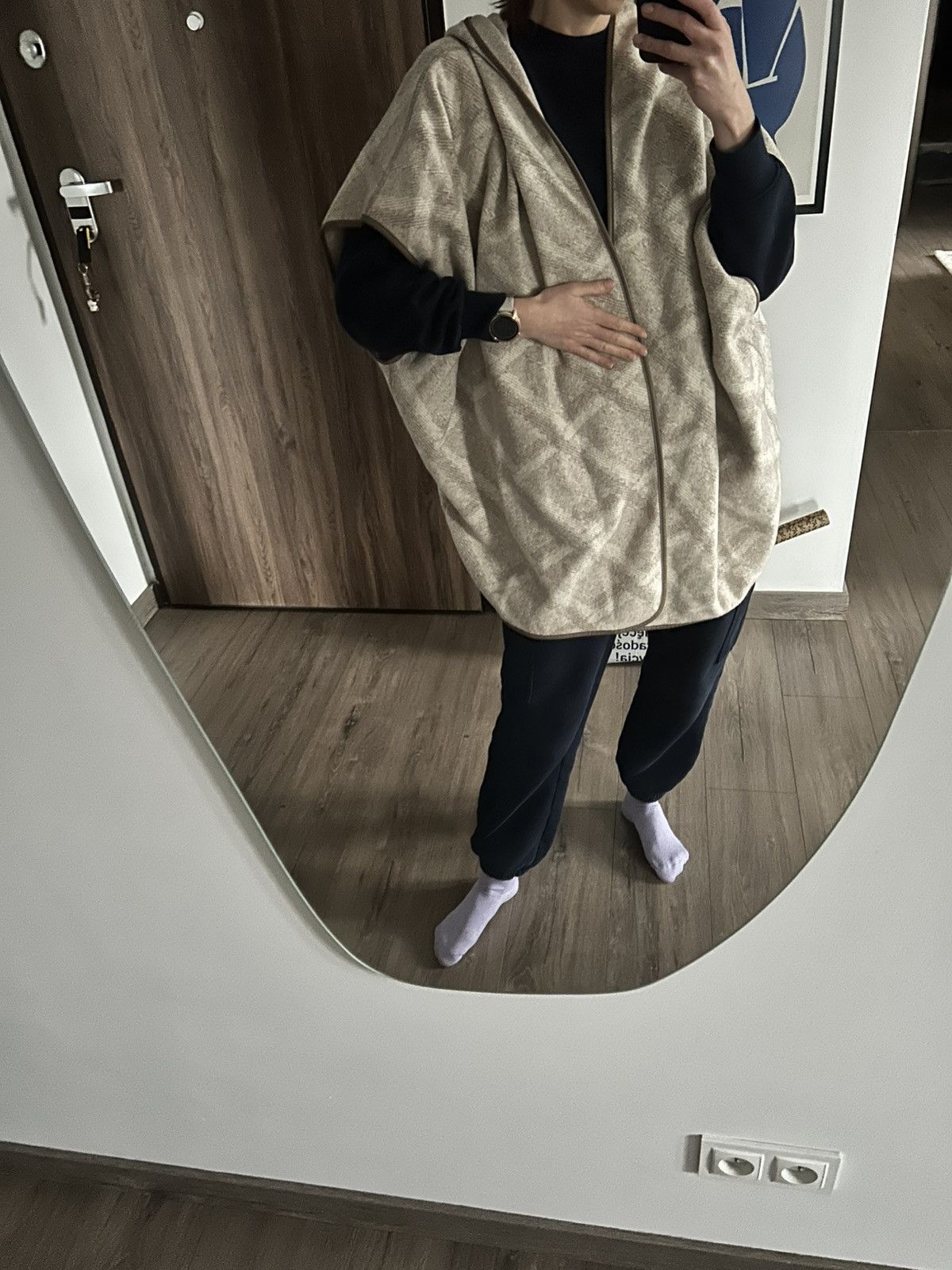 Max Mara Max Mara beige wool cape poncho One size Size ONE SIZE - 10 Thumbnail