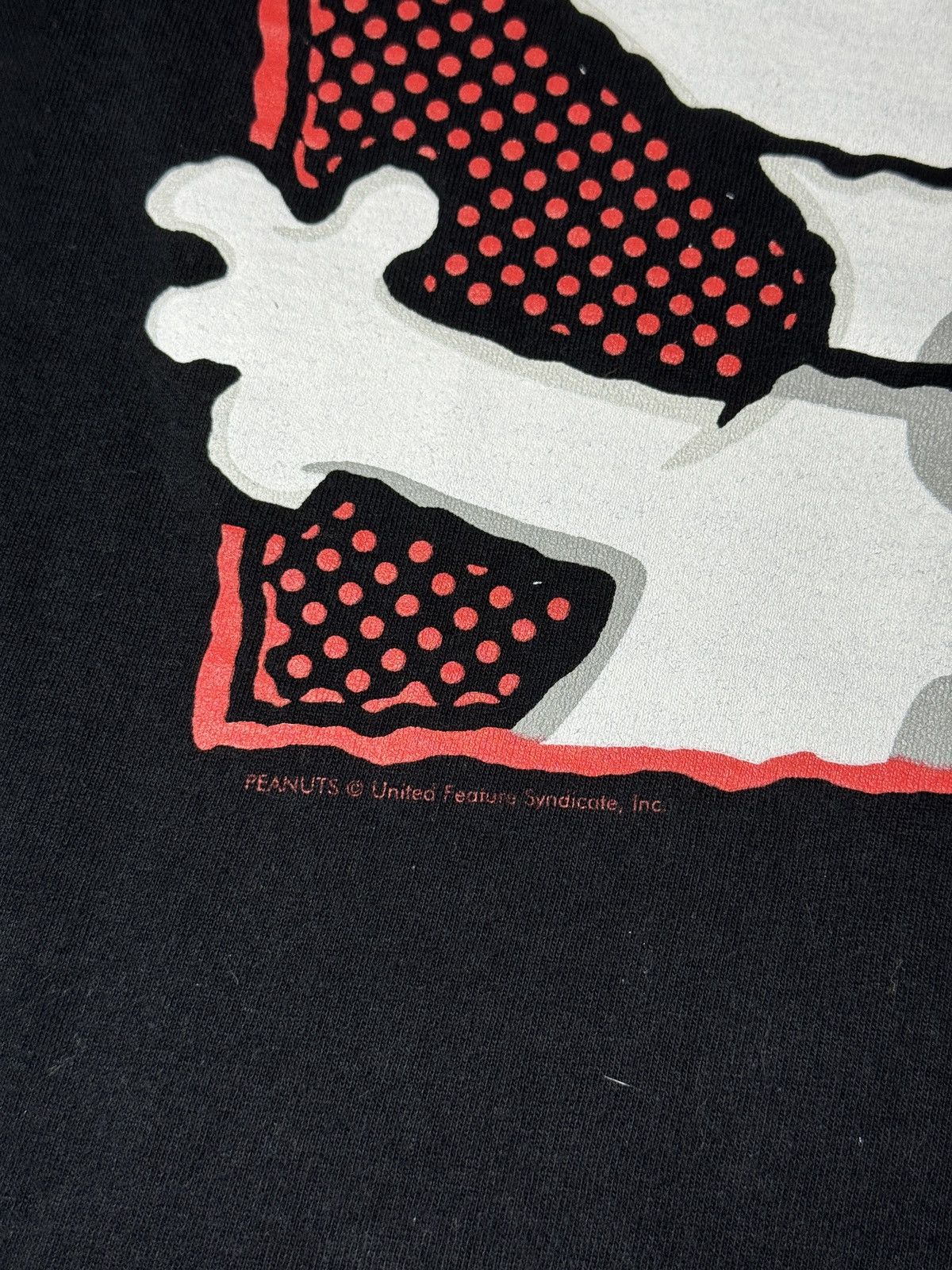 Peanuts × Vintage Vintage 90s Snoopy Dog Print Peanuts Cartoon Comic T Shirt Size US M / EU 48-50 / 2 - 3 Thumbnail