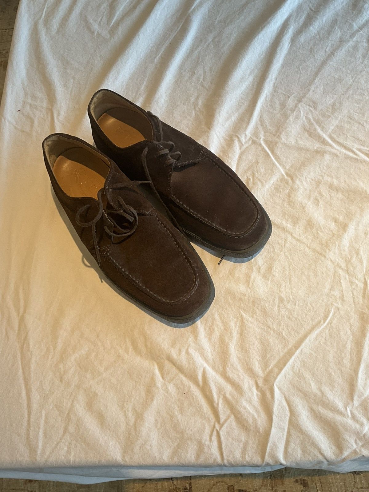 Tod's Brown suede Tod’s shoes with rubber soles Size US 7.5 / EU 40-41 - 2 Thumbnail
