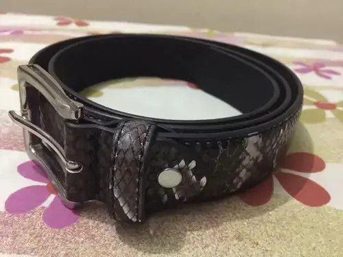 Other Snake Pattern Casual Accessories Cowboy Leather Western Belt Size ONE SIZE - 3 Thumbnail