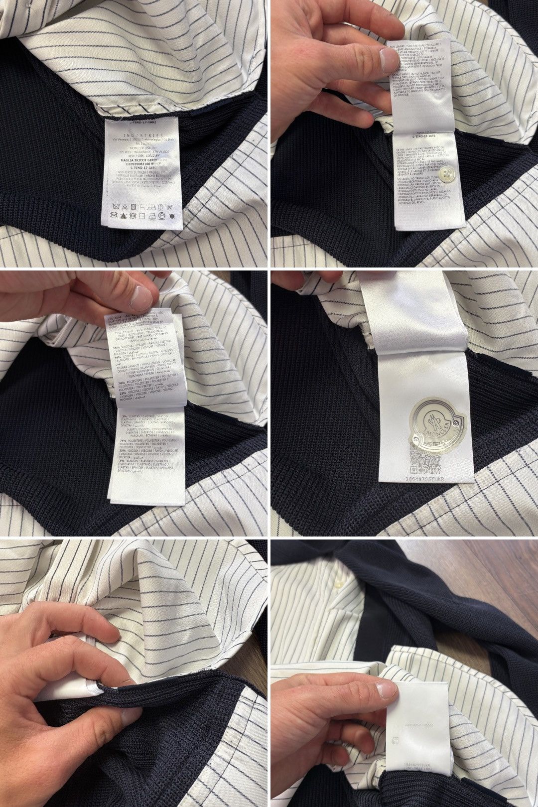 Moncler Moncler Sweater Maglia Tricot Girocollo Built-In Shirt Size M / US 6-8 / IT 42-44 - 12 Thumbnail