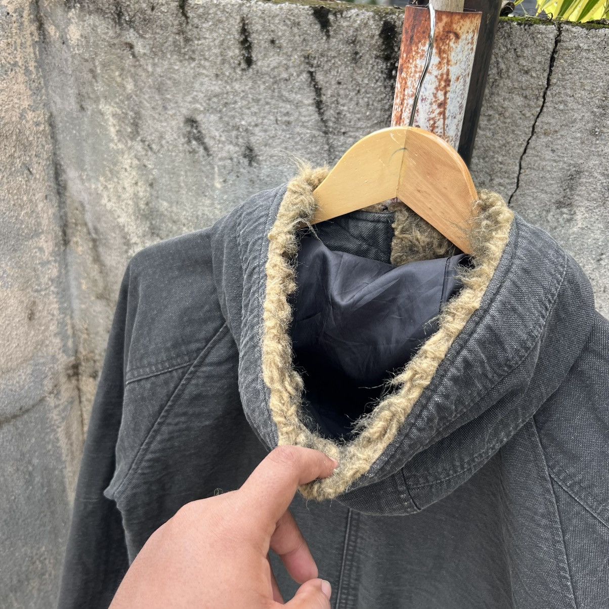 Japanese Brand “JAPANESE BRAND” GREY ZIP UP FUR HOODED JACKET Size US M / EU 48-50 / 2 - 13 Thumbnail