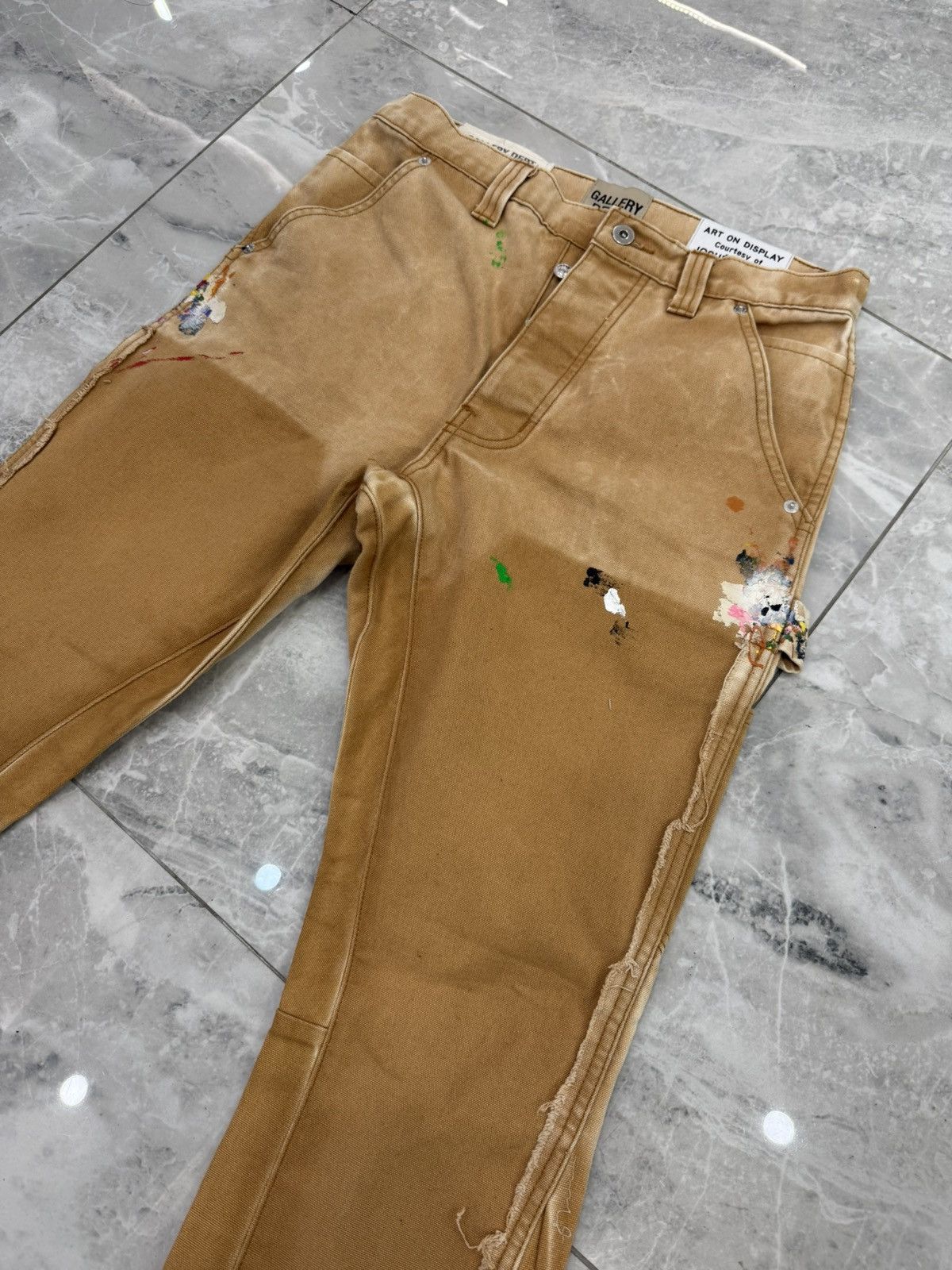 Gallery Dept. Gallery Dept. Beige Carpenter Jeans Size US 30 / EU 46 - 3 Thumbnail