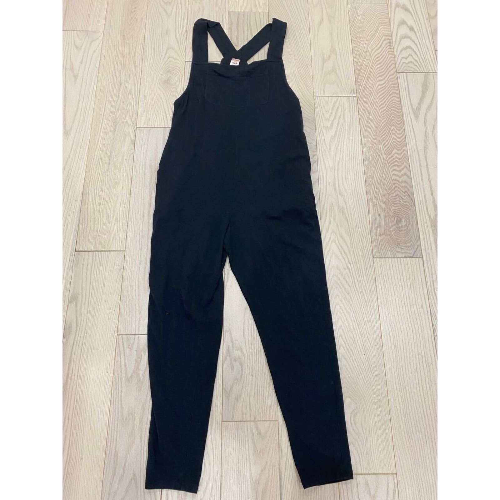 & Other Stories smash +TESS Women ROMPER Cotton BLACK Petite Small A000111 Size 27" / US 4 / IT 40 - 3 Thumbnail