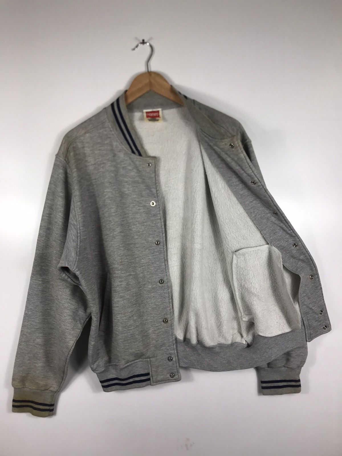 Hanes × Vintage ⚡️Vintage Hanes North Carolina Varsity Jacket Size US L / EU 52-54 / 3 - 8 Thumbnail
