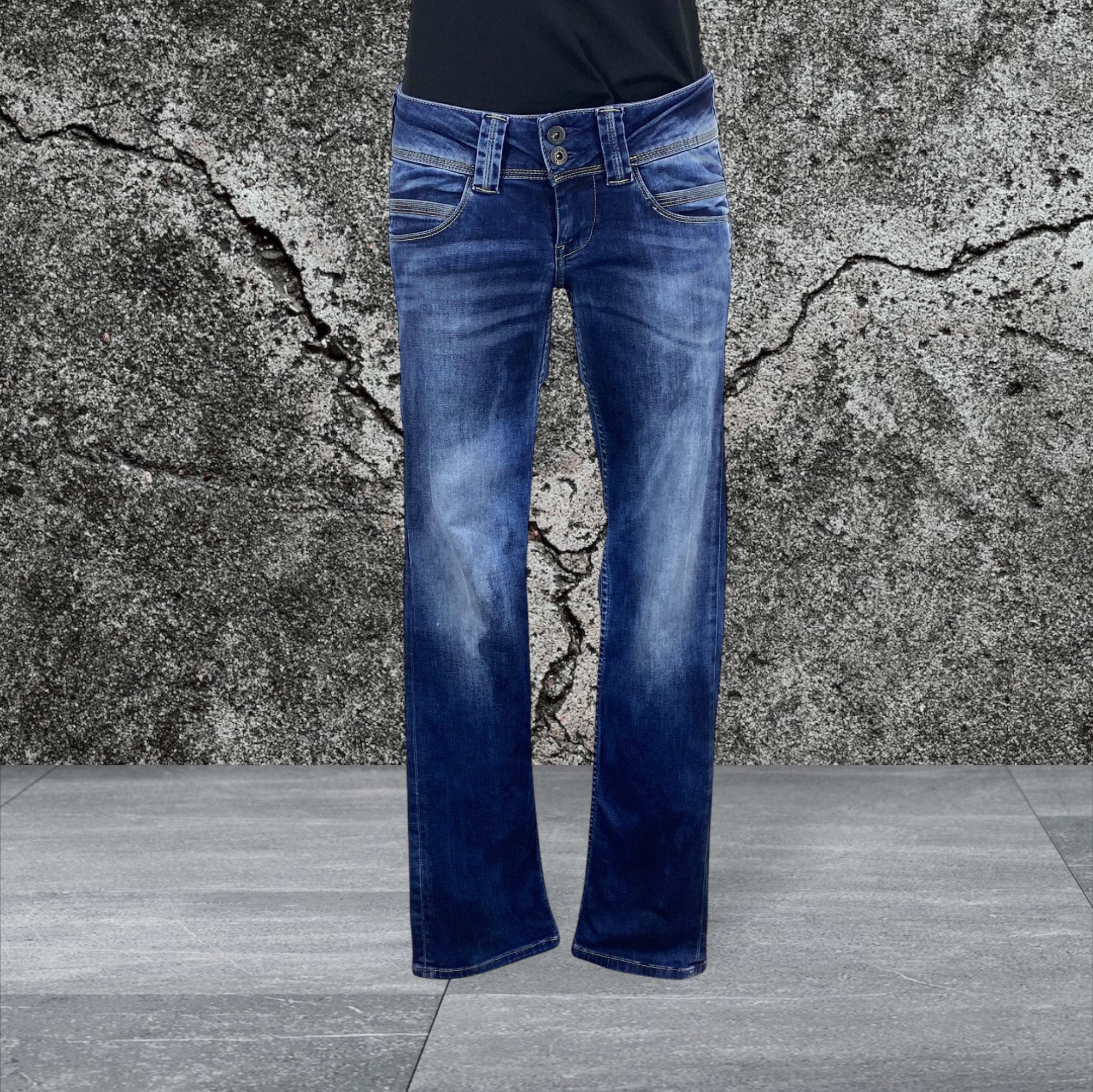 Japanese Brand Pepe Skinny Jeans Japanese Embroidered Jeans Size 27" / US 4 / IT 40 - 1 Thumbnail