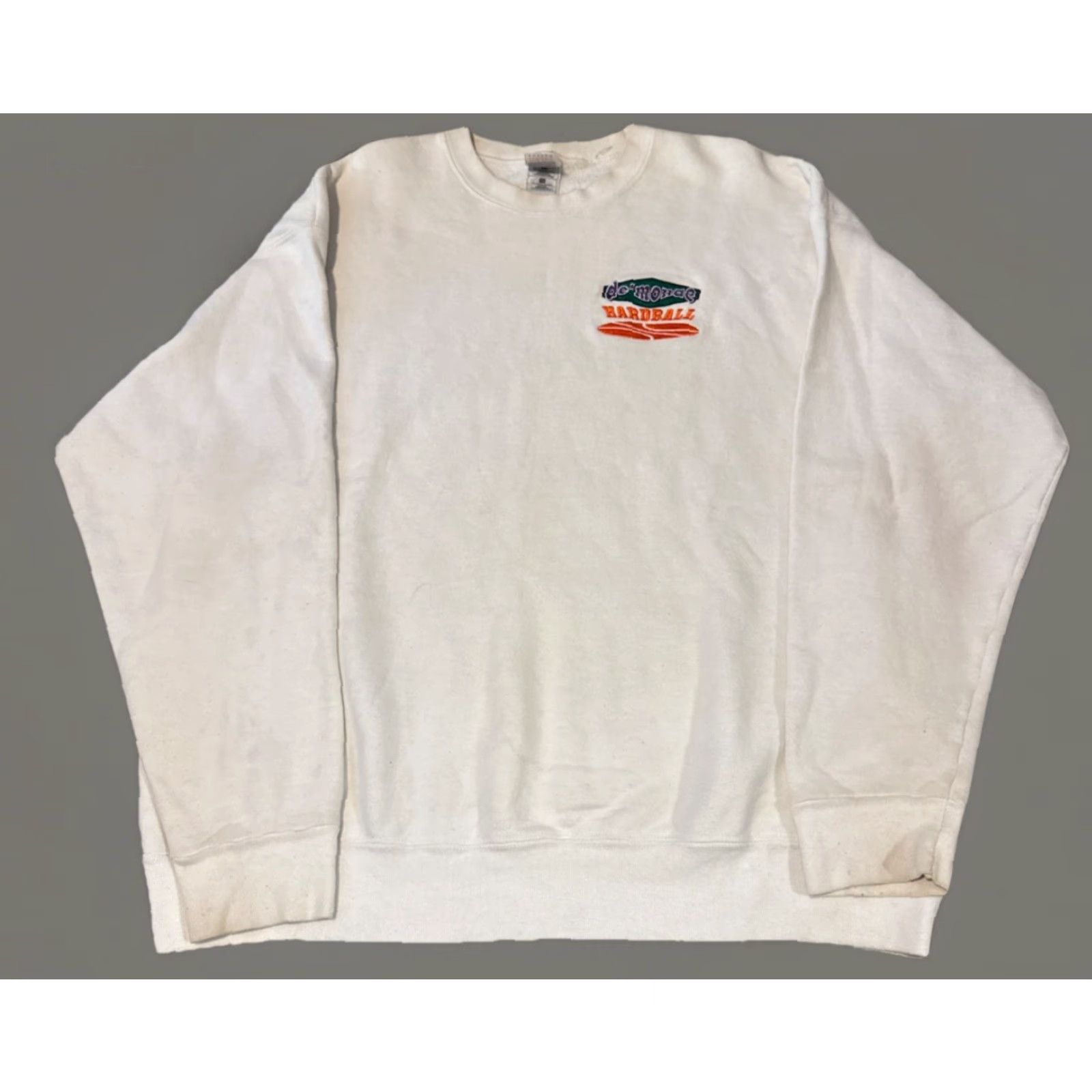 Bally VINTAGE Demonae Hard Ball Tampa Florida Rap Rapper Music Crewneck Sweatshirt 2XL Beige Men Pullover Shirt Size US XXL / EU 58 / 5 - 2 Thumbnail