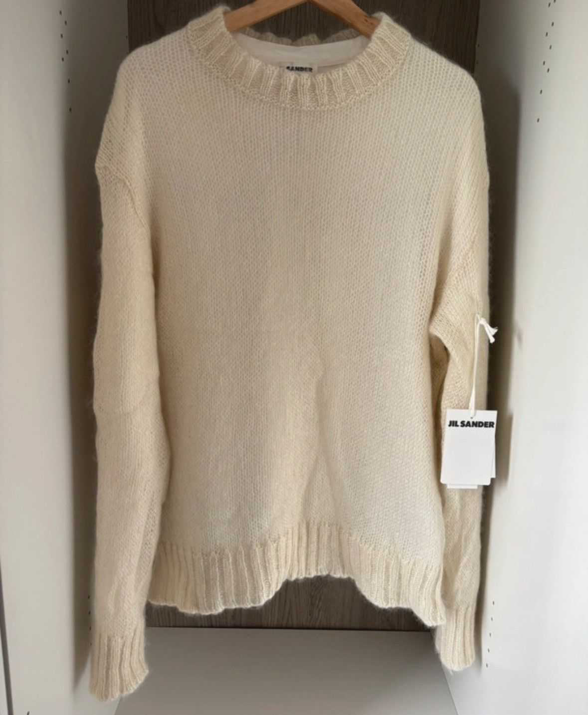 Jil Sander Jil Sander Crew Neck Mohair Blend Double-layered sweater Size US M / EU 48-50 / 2 - 1 Thumbnail