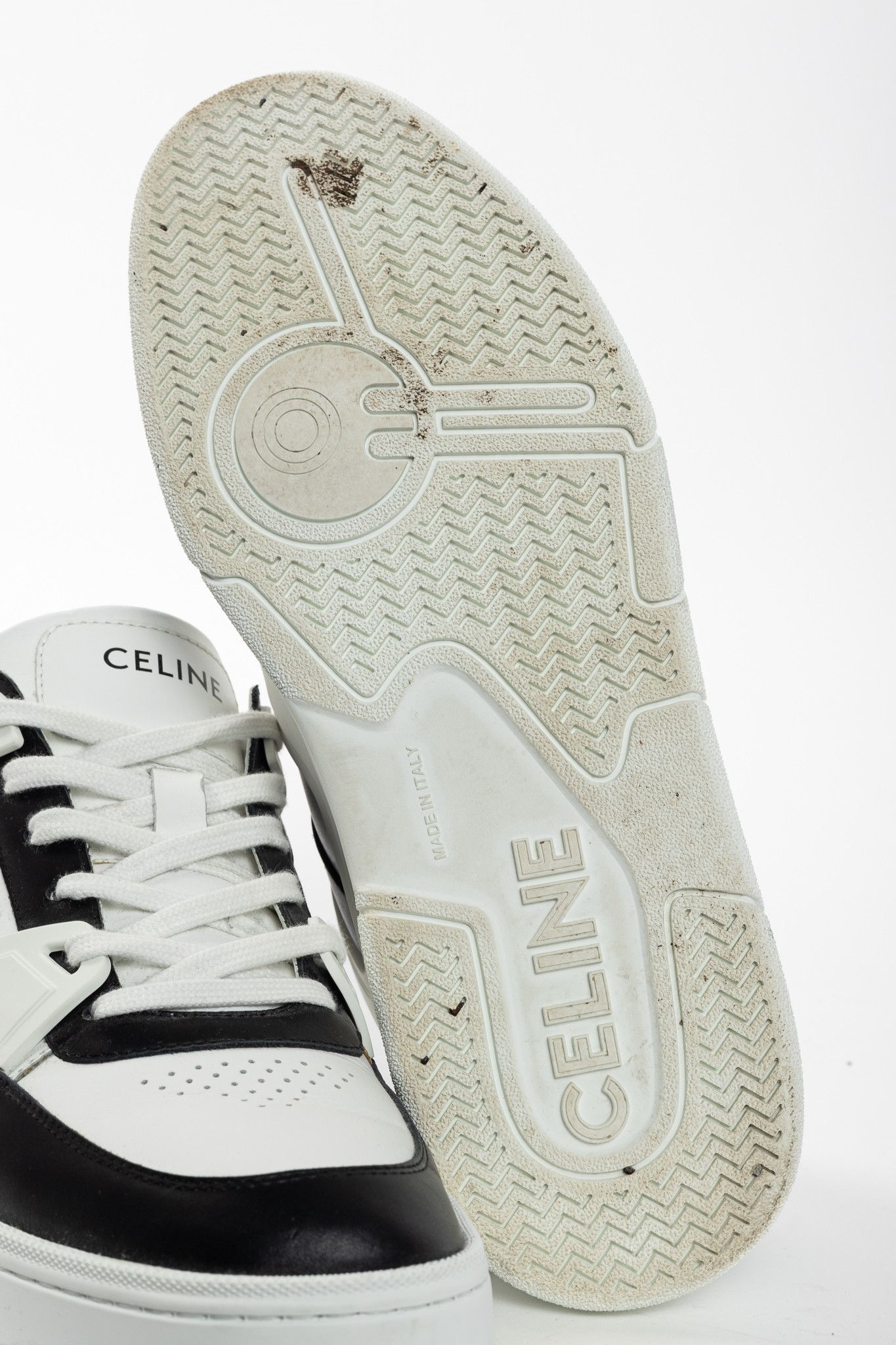 Celine Celine CT-07 Calfskin Low Lace-Up Trainers Size US 10.5 / EU 43-44 - 5 Thumbnail