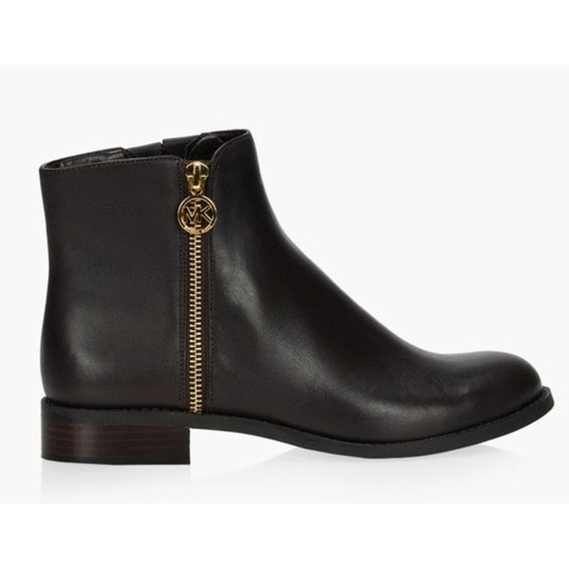 Michael Kors MICHAEL KORS Women's NEW Leather Lainey Flat Bootie | Size 6 Size US 6 / IT 36 - 1 Thumbnail
