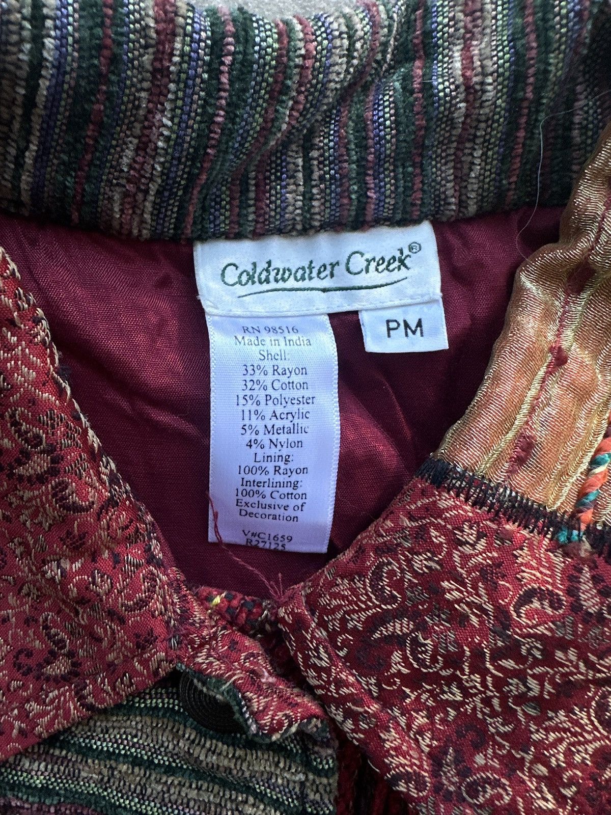 Coldwater Creek Boho Blazer Size M / US 6-8 / IT 42-44 - 2 Thumbnail