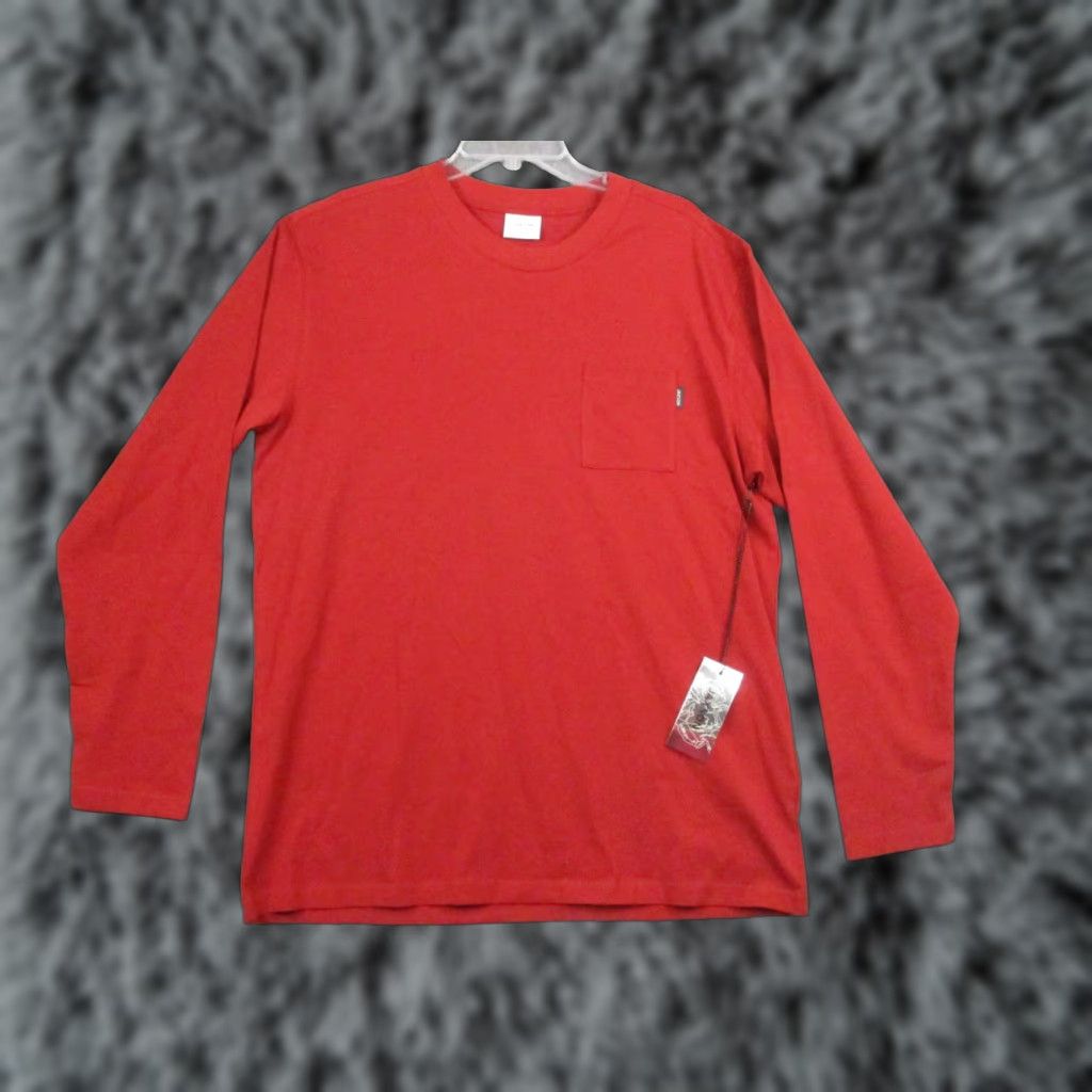 Vintage JAXXON Shirt Mens Large Red Long Sleeve Pocket Crewneck Casual Streetwear Mens Size US L / EU 52-54 / 3 - 1 Thumbnail