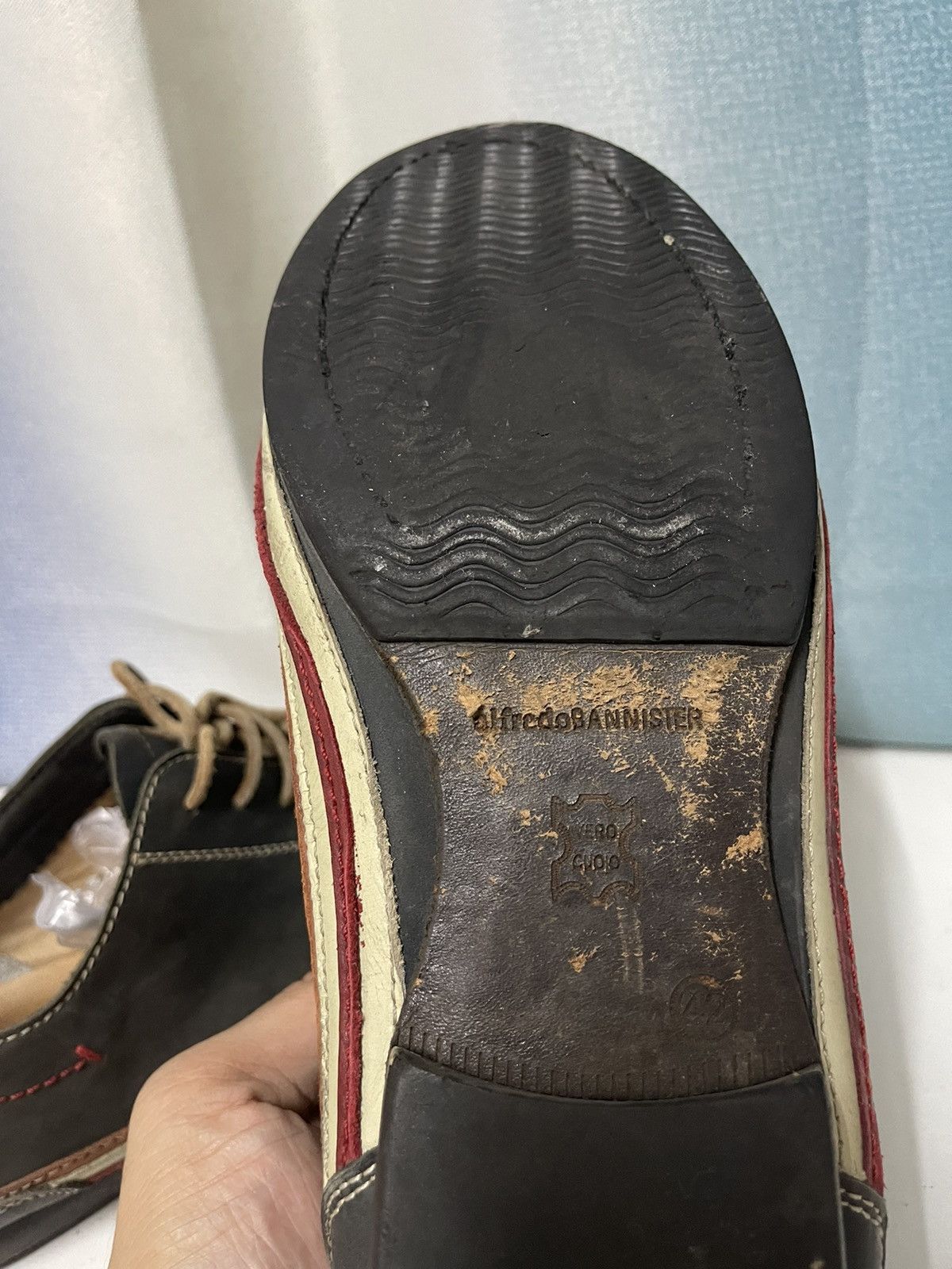 Alfredo Bannister VINTAGE ALFREDO BANNISTER DISTRESSED LEATHER SHOES Size US 8.5 / EU 41-42 - 5 Thumbnail