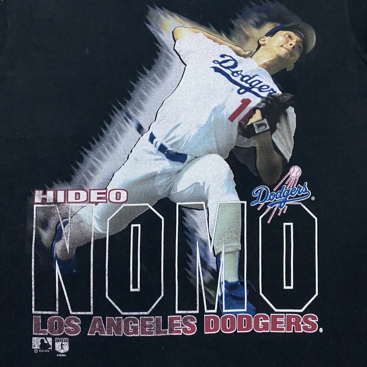 Salem Sportswear Rare‼️🔥Vintage MLB Hideo Nomo Los Angeles Dodgers T-Shirt Size US L / EU 52-54 / 3 - 6 Thumbnail