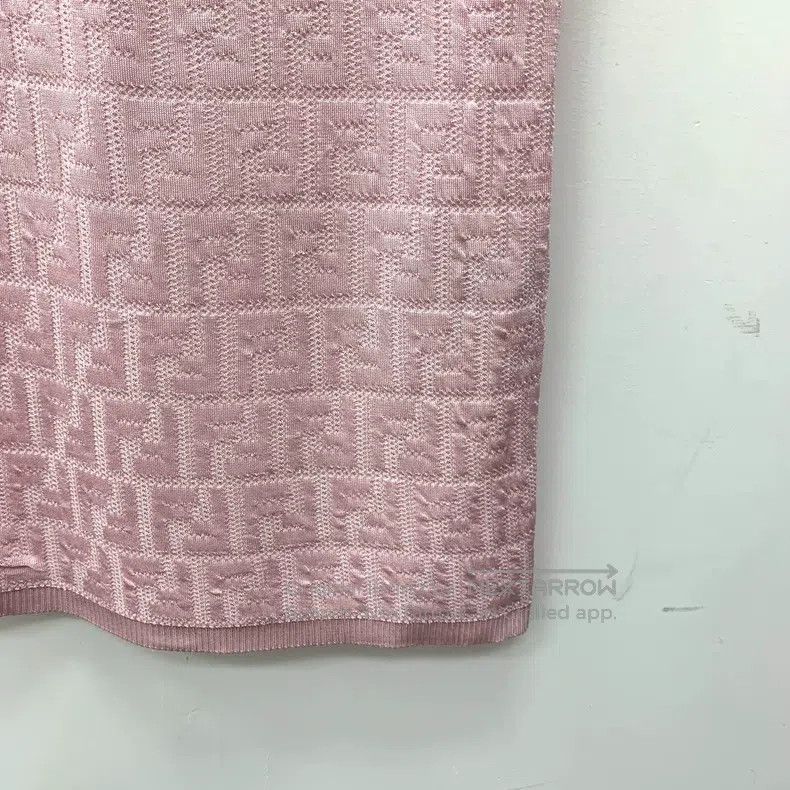 Fendi Fendi Pink Logo Letter Jacquard Full Print Cotton Crewneck Size XS / US 0-2 / IT 36-38 - 5 Thumbnail