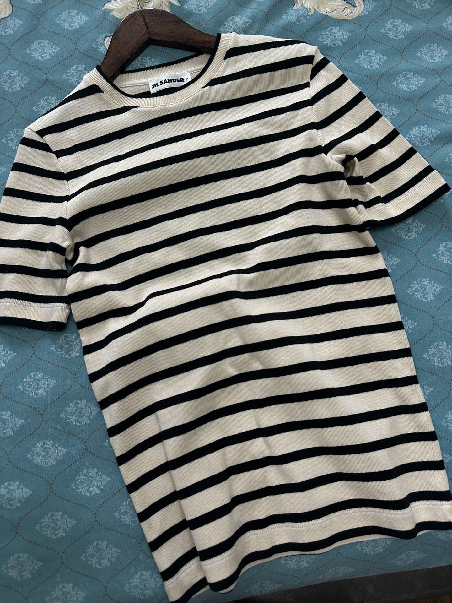 Jil Sander Women's Striped Short Sleeve Top