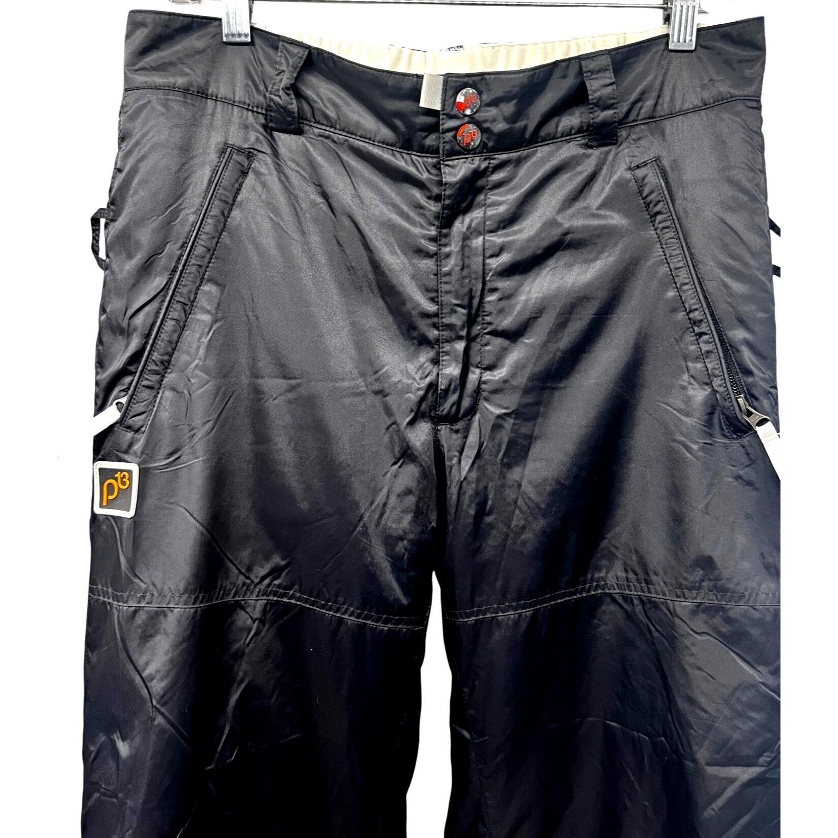 Burton Burton P13 Vintage Black Lined Ski Snowboard Pants 32x29 Poc Size 32" / US 10 / IT 46 - 3 Thumbnail