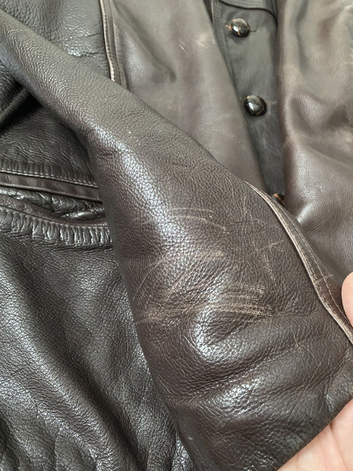 Avirex × Schott Vintage Schott Leather Motorcycle Jacket Size US L / EU 52-54 / 3 - 18 Thumbnail