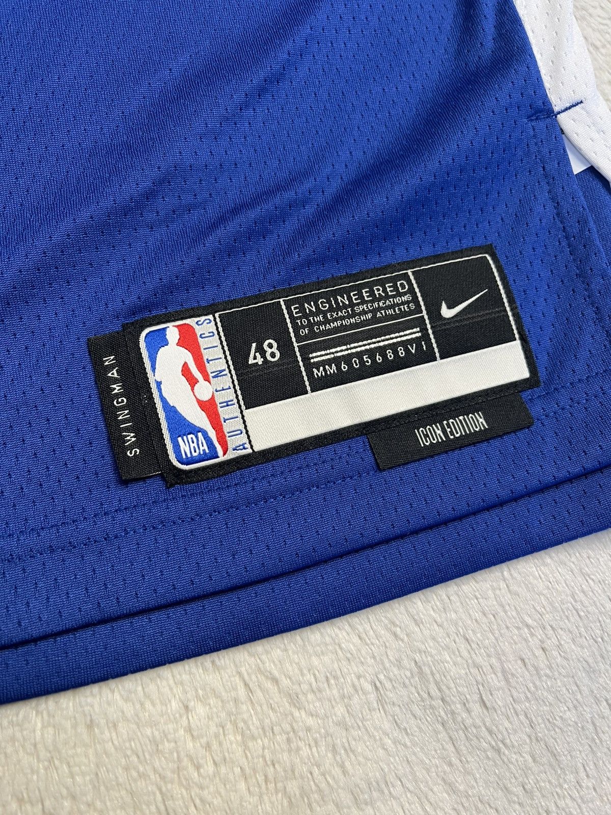 Nike Nike NBA Golden State Warriors Klay Thompson Icon Jersey Size US L / EU 52-54 / 3 - 3 Thumbnail