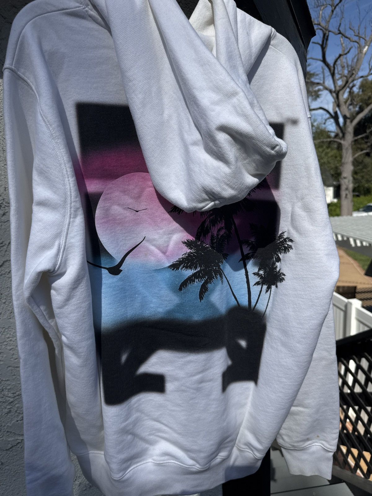 Off-White Limited edition Mikonos off-white hoodie Size US L / EU 52-54 / 3 - 2 Thumbnail