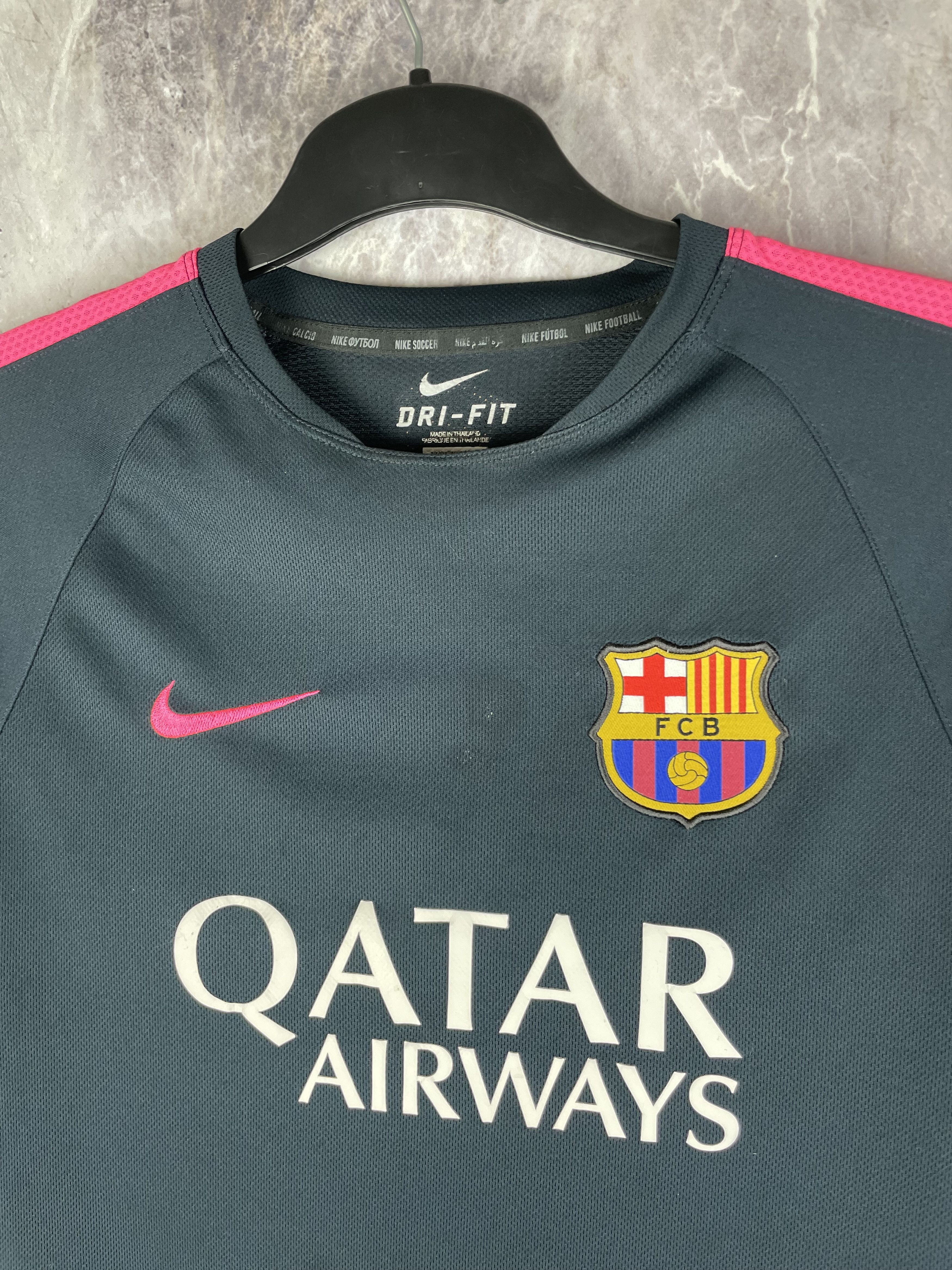 Nike Vintage Barcelona Away Soccer Jersey Football Kit Size US L / EU 52-54 / 3 - 3 Thumbnail