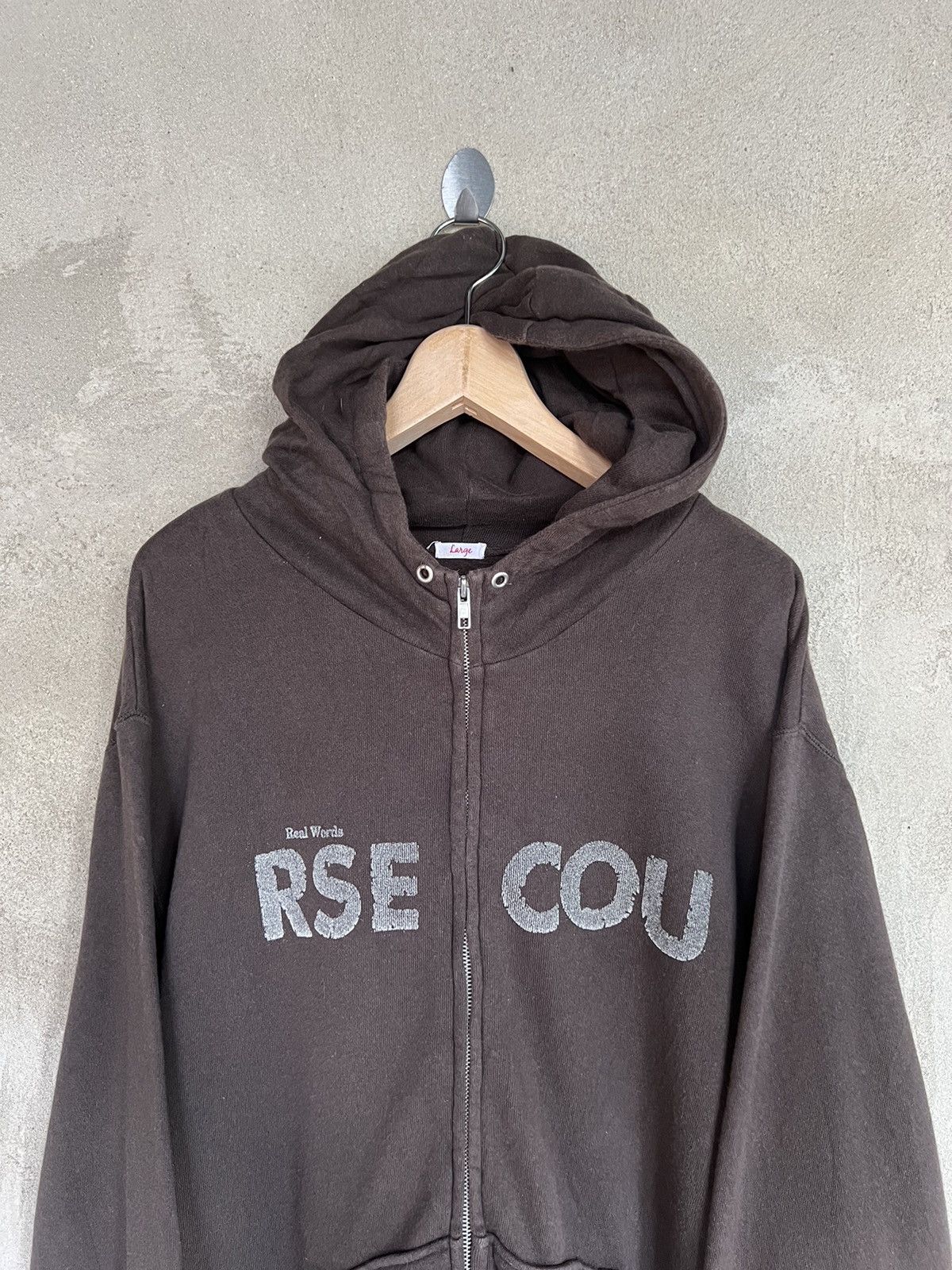 Japanese Brand Japanese Brand Real Words Hoodies Size US L / EU 52-54 / 3 - 3 Thumbnail