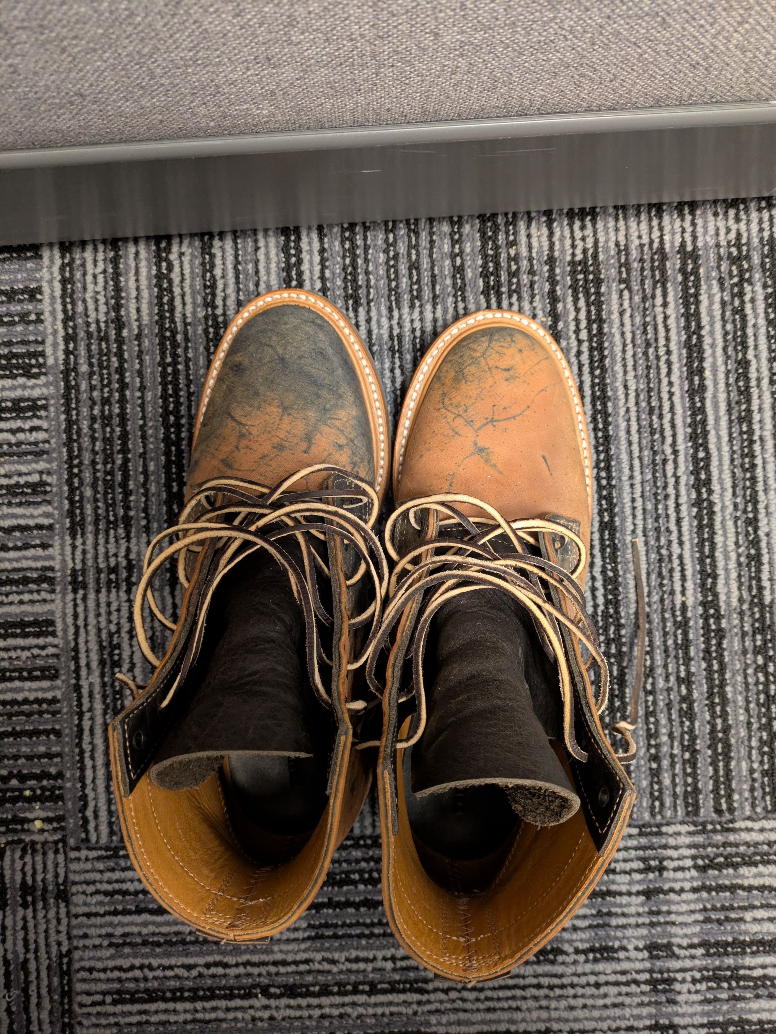 Truman Boot Co. Navy Horse Rump RO Size US 8.5 / EU 41-42 - 4 Thumbnail