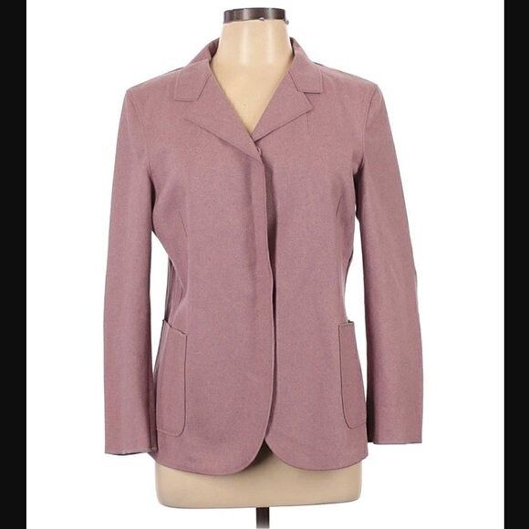 Jil Sander Jil Sander Jacket Blazer L Wool Tailored Angora Lilac Luxury Size L / US 10 / IT 46 - 2 Thumbnail