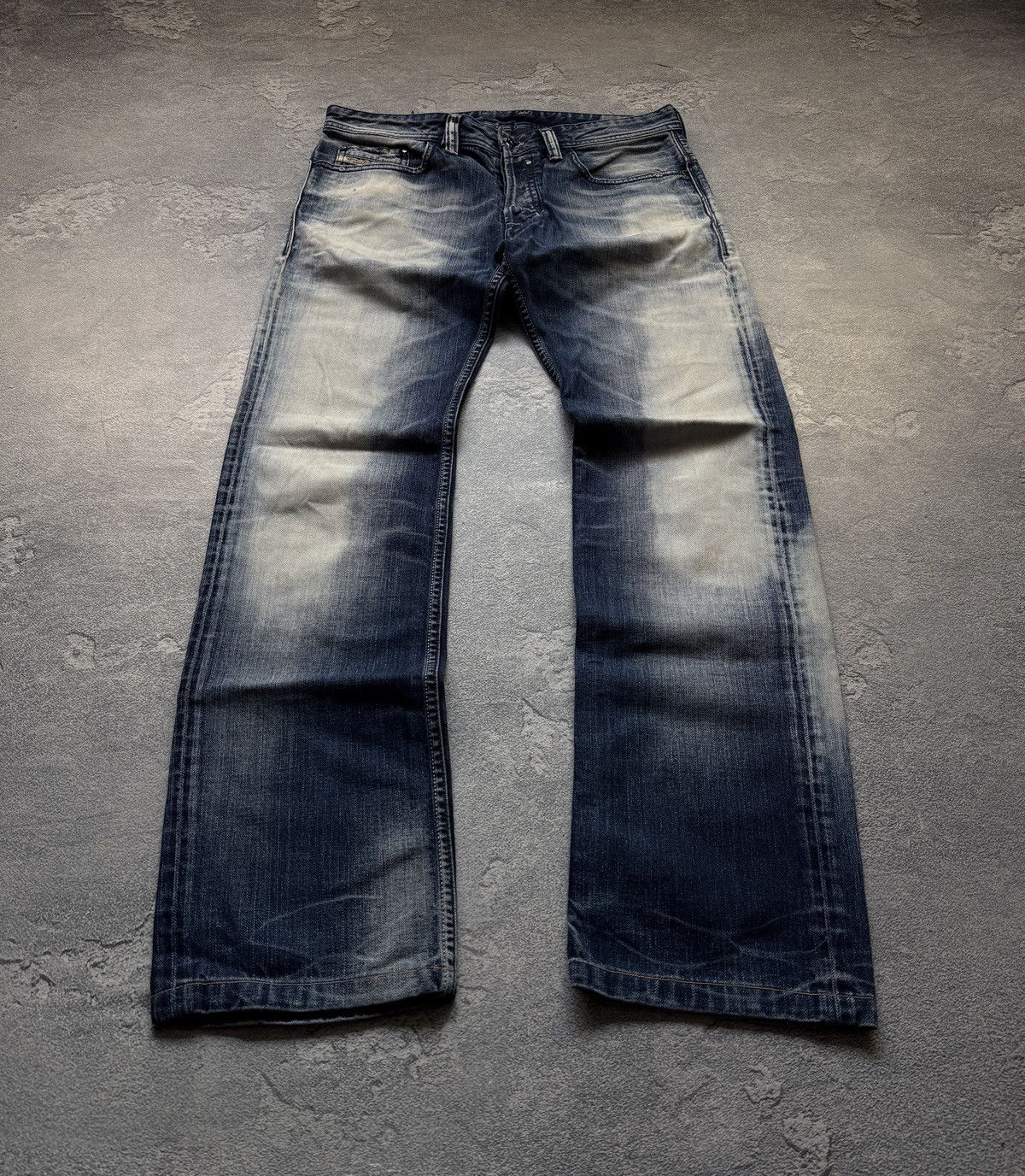 Diesel Diesel Crazy Avant Garde Washed Y2K Pants LGB Style Size US 29 - 1 Thumbnail