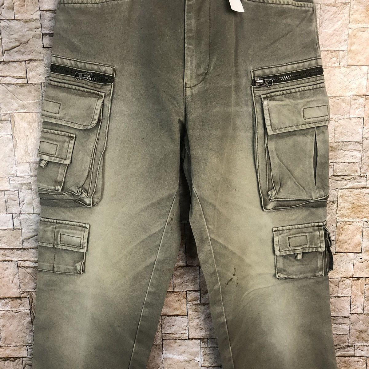 Japanese Brand Long John faded utility Cargo Multipocket Pants #A82 Size US 29 - 6 Thumbnail